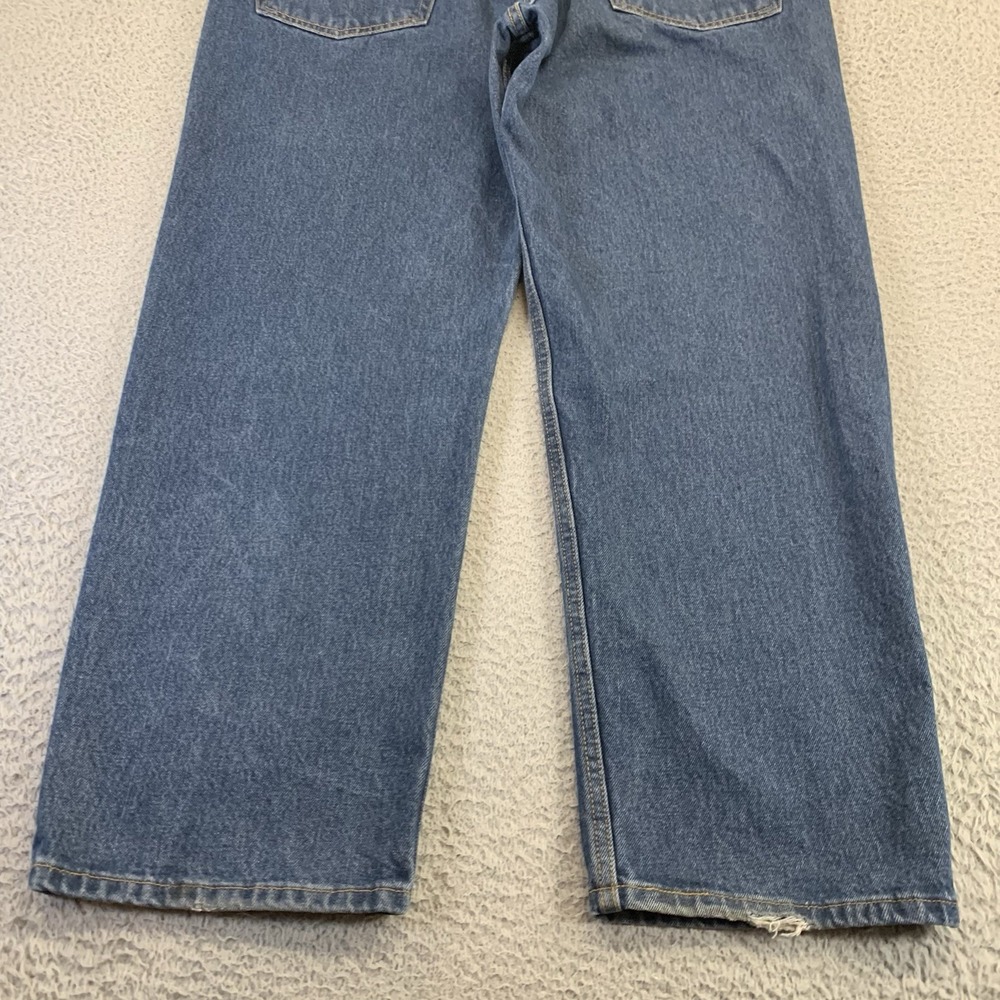 Levis 550 Jeans Mens 40x30 Blue Denim Relaxed Fit Straight 5-Pocket 100% Cotton - Picture 10 of 12
